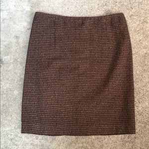 ANNEX Brown Plaid Skirt Sz 10